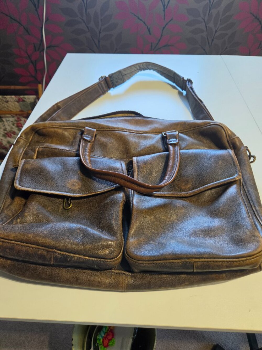 LL Bean Leather Briefcase